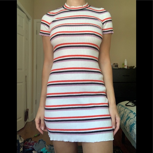 Free people ribbed striped dress - Picture 2 of 5